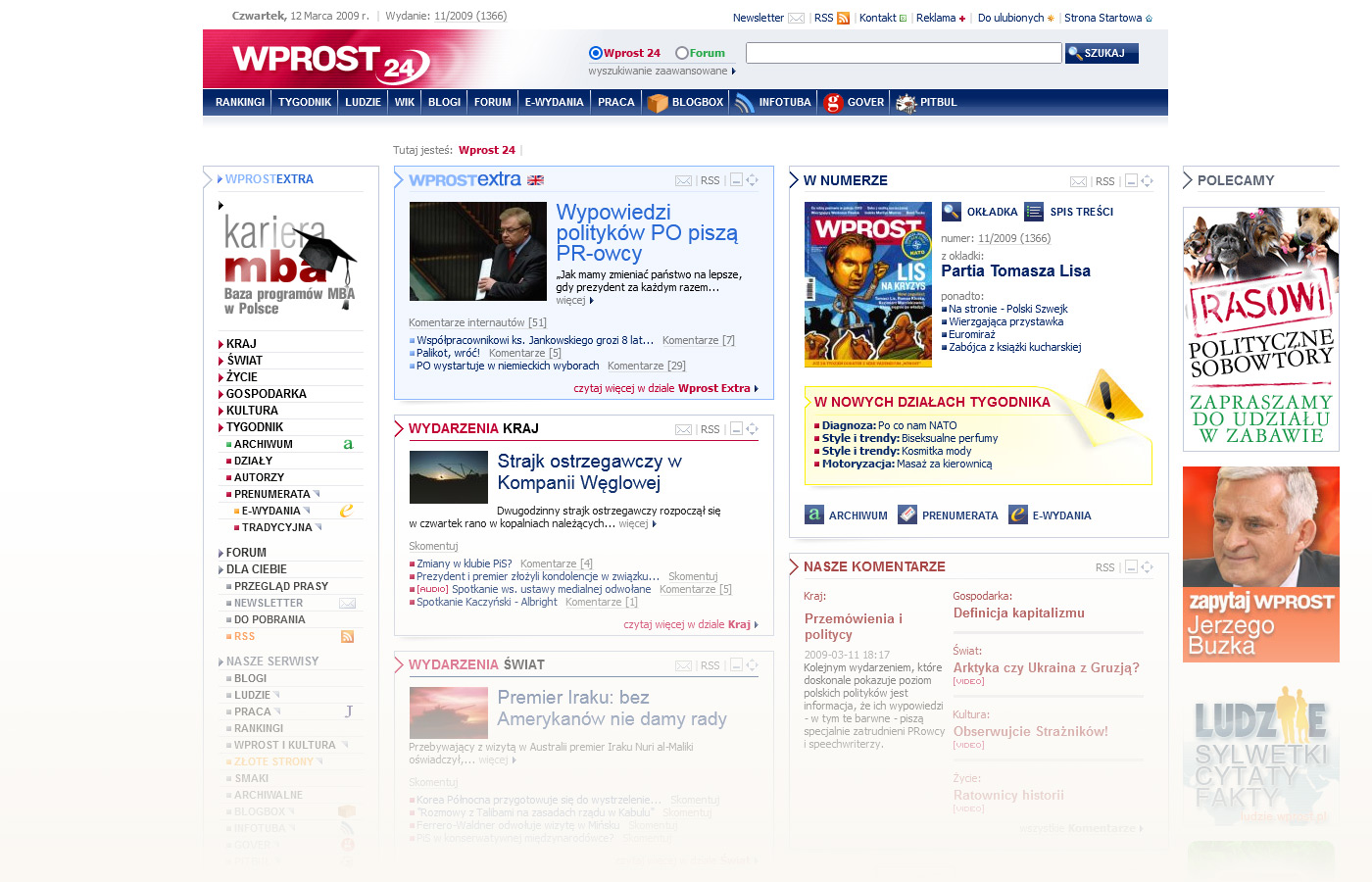 Strona główna Wprost24 – 2009r.